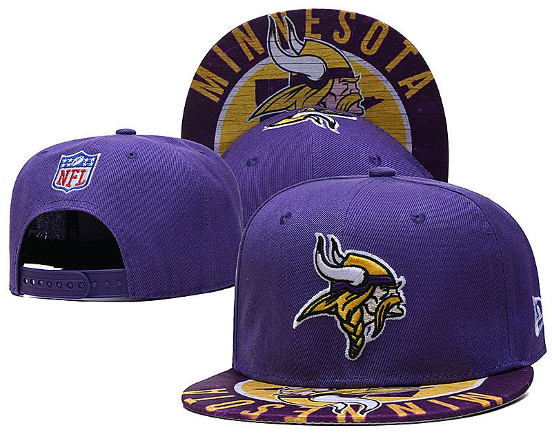 2021 NFL Minnesota Vikings Hat TX 0707